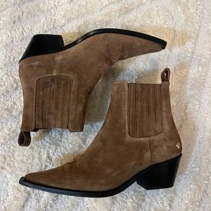 Anine Bing Western Suede Bootie Size 39